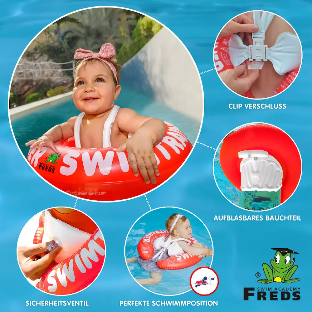 Swimtrainer "Classic" rot – Bild 4