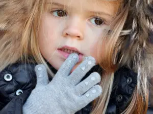 Fingerhandschuhe mit Noppen